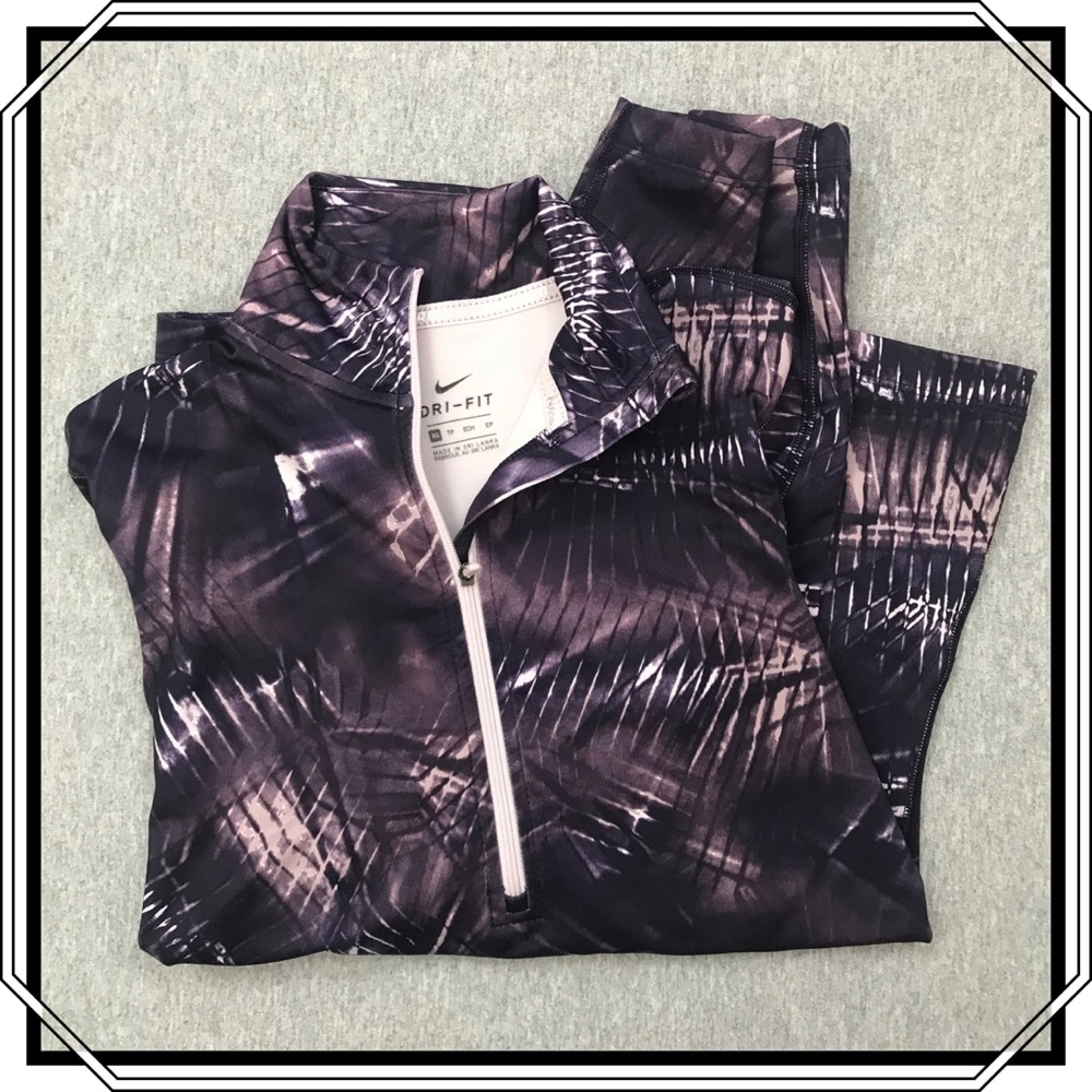 Nike Purple Dri-Fit Half zip shirt Size XS NWOT - Picture 3 of 3